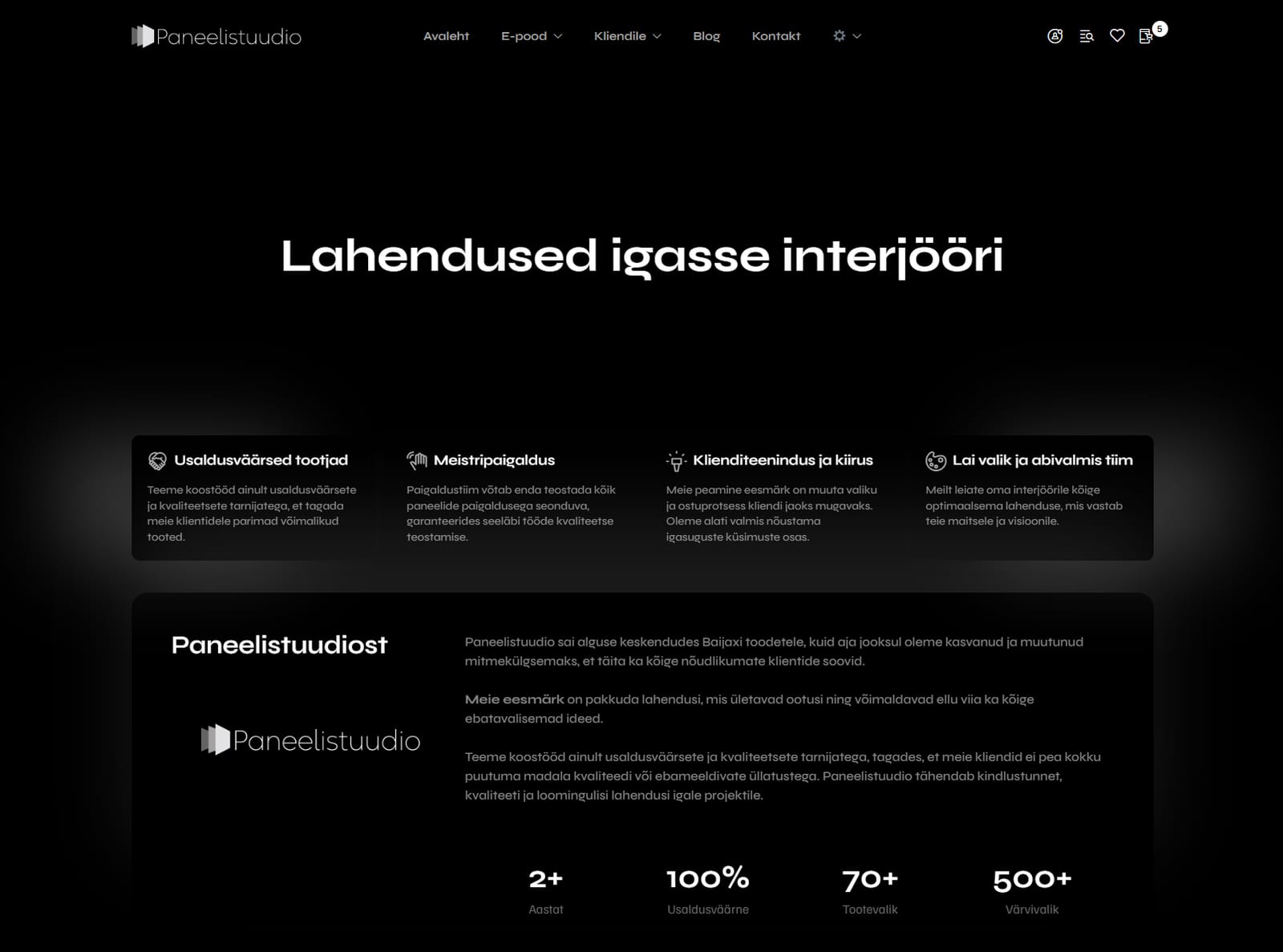 Paneelistuudio — About